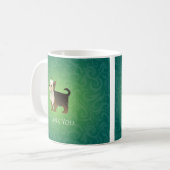 Yorkie Danke Design Kaffeetasse (Vorderseite Links)