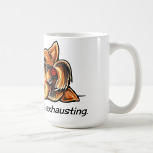 Yorkie, das entzückende Weg-Leine Art™ ist Kaffeetasse