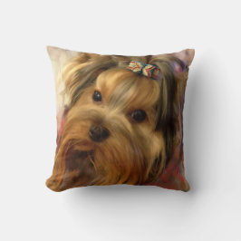 Yorkie Designer Pillow Kissen