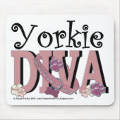 Yorkie DIVA Mousepad (Vorne)