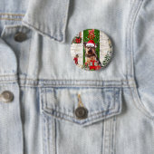 Yorkie Dog Christmas Button (Beispiel)