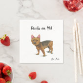 Yorkie Dog Cocktail Napkins Serviette (Beispiel)