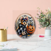 Yorkie Dog Halloween Acrylschild (Hochzeit)