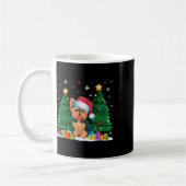 Yorkie Dog Lovers Weihnachtsmannmütze Ugly Christm Kaffeetasse (Links)