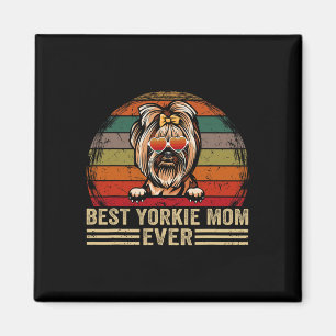 Yorkie Dog Mama Lover Fun Vintag Best Yorkie Mama Magnet