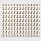 Yorkie Dog mit Abschluss Hat Geschenkpapier (Flach)