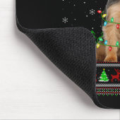 Yorkie Dog Ugly Christmas Sweaters Holiday Santa X Mousepad (Ecke)