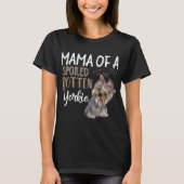 Yorkie Dog - Yorkie Mama, Dog Lover Gift T-Shirt (Vorderseite)