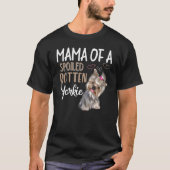 Yorkie Dog Yorkie Mama Dog T-Shirt (Vorderseite)