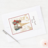 Yorkie Eiffel Tower Paris Buchungsplatte Aufkleber (Umschlag)