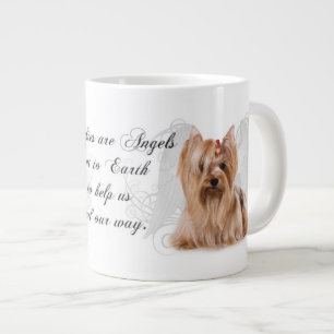 Yorkie Engels-Tunnel-bohrwagenTasse Jumbo-Tasse