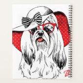 Yorkie Fashion Shoot | Name hinzufügen Planer (Rückseite)