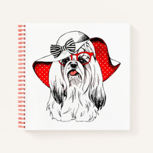 Yorkie Fashion Shoot Notizblock