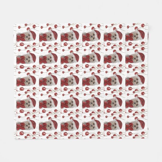 Yorkie fleecedecke (Vorderseite (Horizontal))