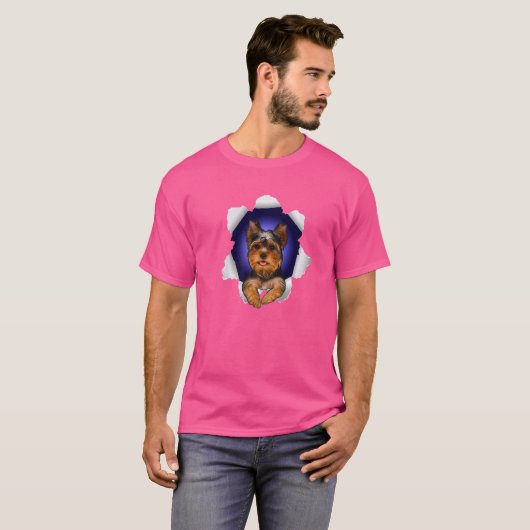 Yorkie for Women Yorkshire Terrier Eigentümer Männ T-Shirt (Vorne ganz)