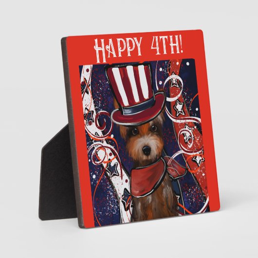 YORKIE FOTOPLATTE (Vorderseite)