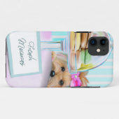 Yorkie Franzosen Macarons Case-Mate iPhone Hülle (Rückseite (Horizontal))