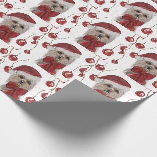 Yorkie Geschenkpapier (Ecke)