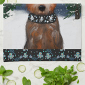 Yorkie Geschirrtuch (Gefaltet)