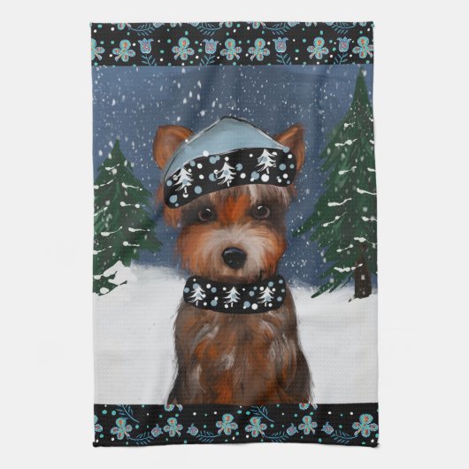 Yorkie Geschirrtuch (Vertikal)