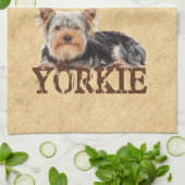 Yorkie Geschirrtuch (Gefaltet)