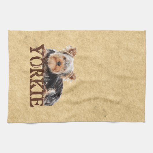 Yorkie Geschirrtuch (Horizontal)