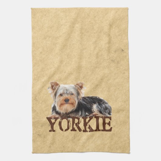 Yorkie Geschirrtuch (Vertikal)