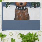 Yorkie Geschirrtuch (Gefaltet)
