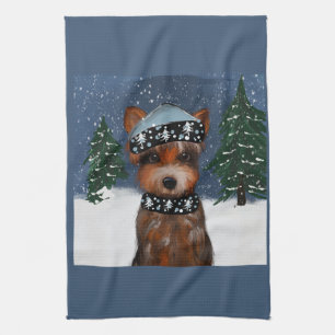 Yorkie geschirrtuch
