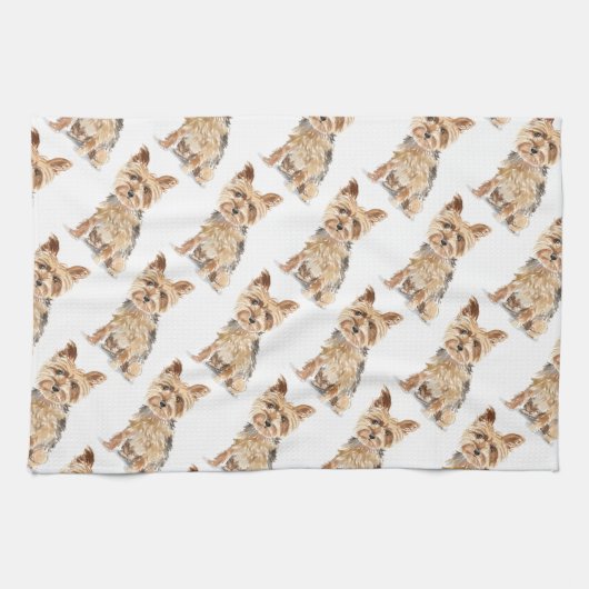 Yorkie Geschirrtuch (Horizontal)