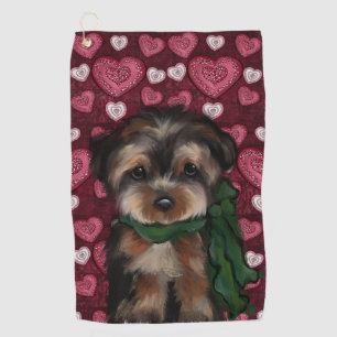 YORKIE GOLFHANDTUCH