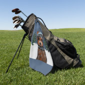 Yorkie Golfhandtuch (Gras)