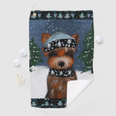 Yorkie Golfhandtuch (Insitu)
