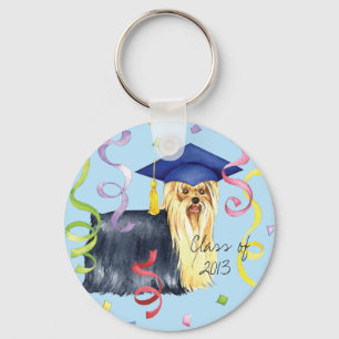 Yorkie Graduate Schlüsselanhänger