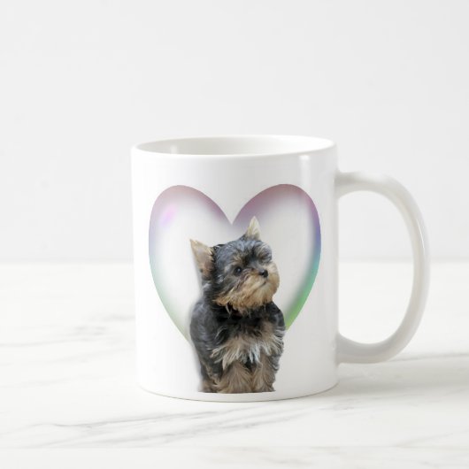 Yorkie Herz Kaffeetasse (Rechts)