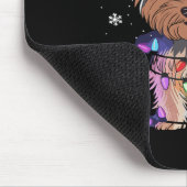 Yorkie Hogs TreChristmas Sweater Xmas Tier Tier Ti Mousepad (Ecke)