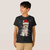 Yorkie Hogs TreChristmas Sweater Xmas Tier Tier Ti T-Shirt (Vorne ganz)