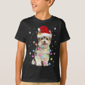 Yorkie Hogs TreChristmas Sweater Xmas Tier Tier Ti T-Shirt (Vorderseite)