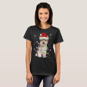 Yorkie Hogs TreChristmas Sweater Xmas Tier Tier Ti T-Shirt (Vorne ganz)