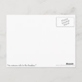 Yorkie Hund - Herbstreise - Große, rauchige Berge Postkarte (Rückseite)