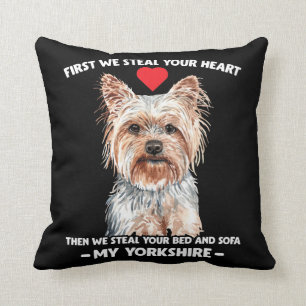 Yorkie-Hundegeschenk Yorkshire-Liebhaber Kissen