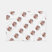 Yorkie HundeLiebe Yorkies Yorkshire Terrier Fleecedecke (Vorderseite (Horizontal))