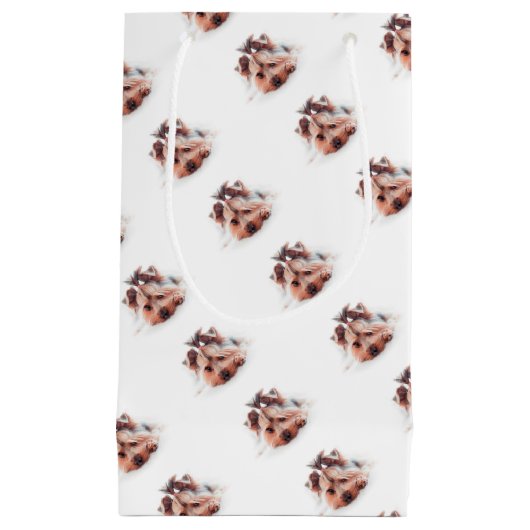 Yorkie HundeLiebe Yorkies Yorkshire Terrier Kleine Geschenktüte (Vorderseite)
