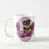 Yorkie im Schuh Kaffeetasse (Links)