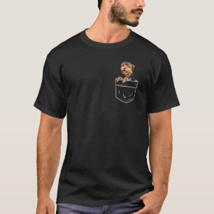 Yorkie in Pocket Yorkshire Terrier Dog T-Shirt