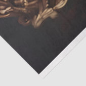 Yorkie in Red Kings Chair Crown Decoupage Seidenpapier (Ausschnitt)