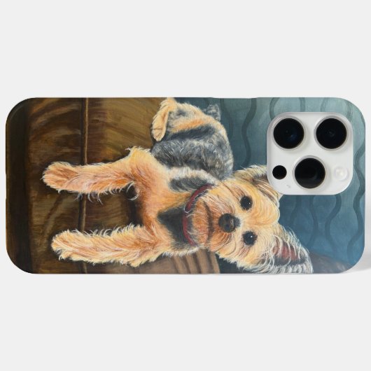 Yorkie Iphone Case (Rückseite (Horizontal))