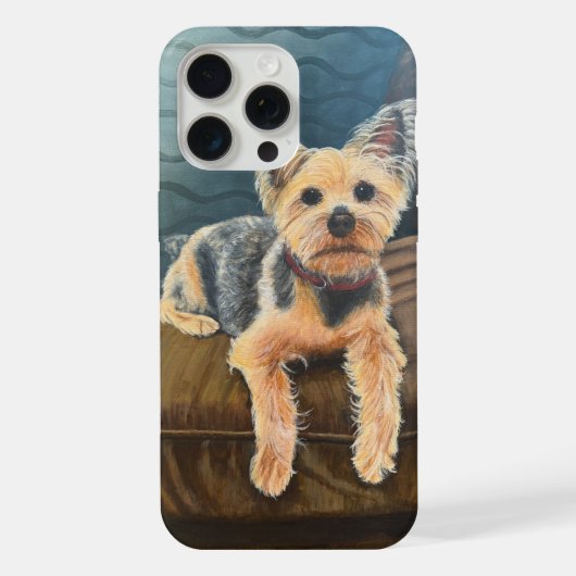 Yorkie Iphone Case Hülle (Rückseite)
