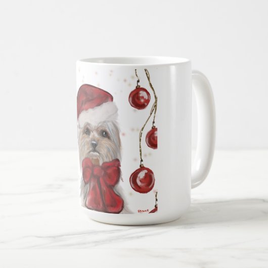 Yorkie Kaffeetasse (VorderseiteRechts)