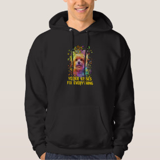 Yorkie-Küsse reparieren alles Yorkshire Terrier Hu Hoodie